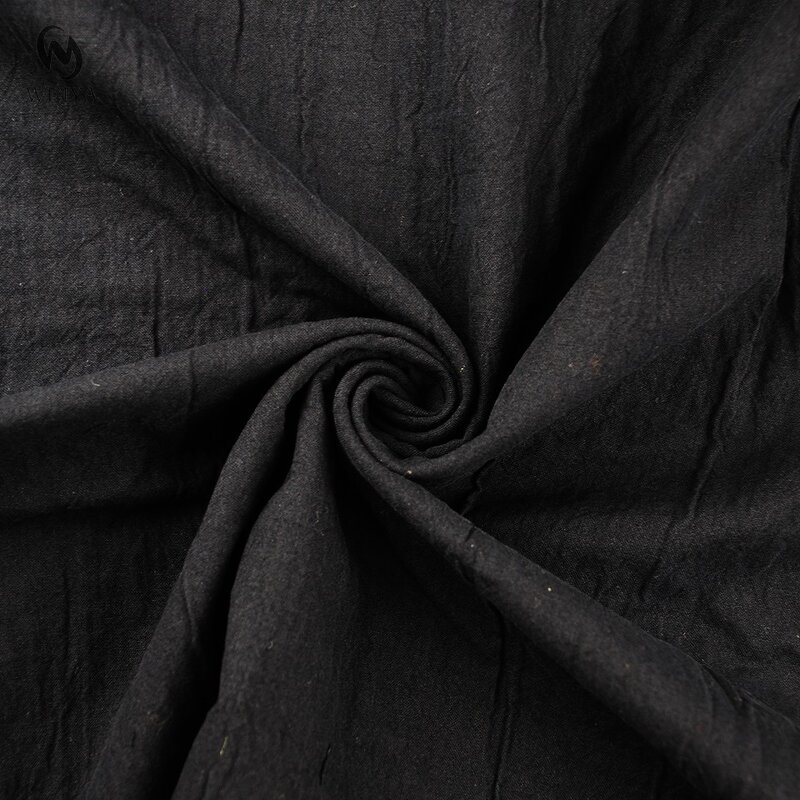 Linen Fabric Manufacturer - Autumn Winter Thick Slub Linen Cotton Blend Fabric