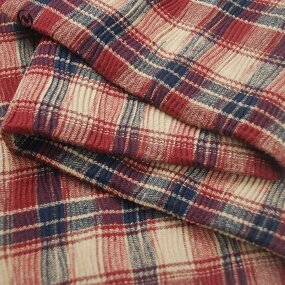 Flannel Fabric Manufacturer - Softshell Bonded Crinkled Cotton Flannel Fabric