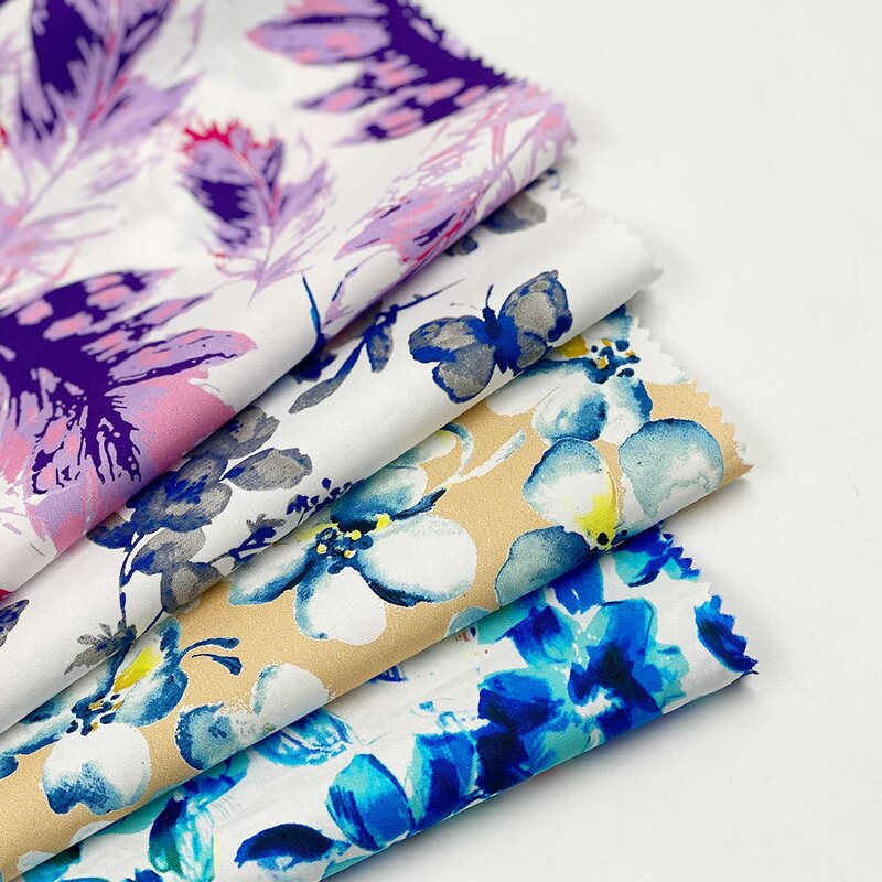 Poplin Fabric Manufacturer - Custom 40s-60s Digital Print Cotton Fabric