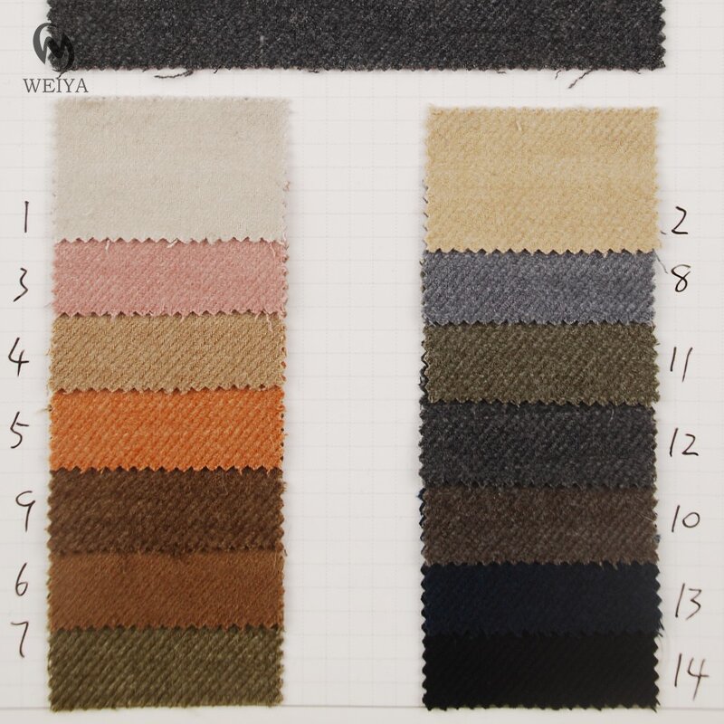 TR Fabric Manufacturer - Winter Heavyweight TR Wool Style Spun Yarn Fabric