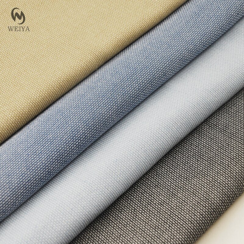 Workwear Fabric Manufacturer - Custom Dobby Weave Yarn Dyed TC Fabric