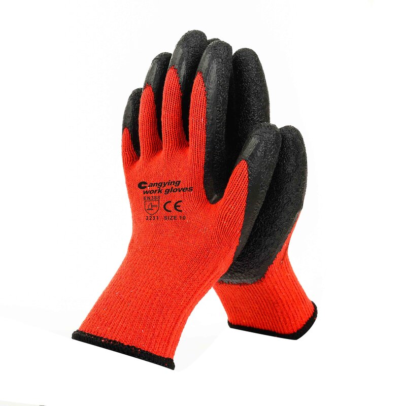 Work Gloves Manufacturer - Factory Thin Latex Wear-Resistant Wrinkle Gloves