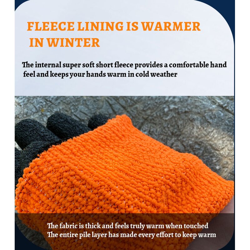 Winter Gloves Manufacturer - 7 Gauge Cold Resistant Waterproof Work Gloves