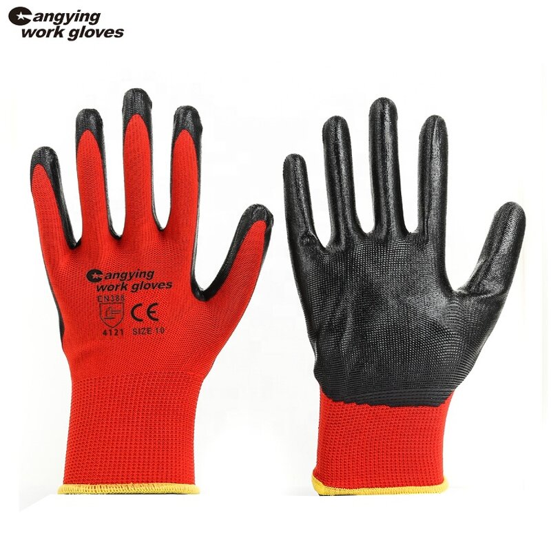 Nitrile Gloves Manufacturer - Customizable Color Industrial Dipped Gloves
