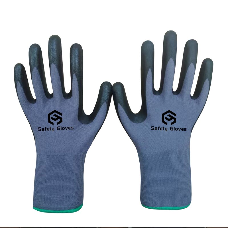 Work Gloves Manufacturer - Custom Nitrile Hand Grip Protection Gloves