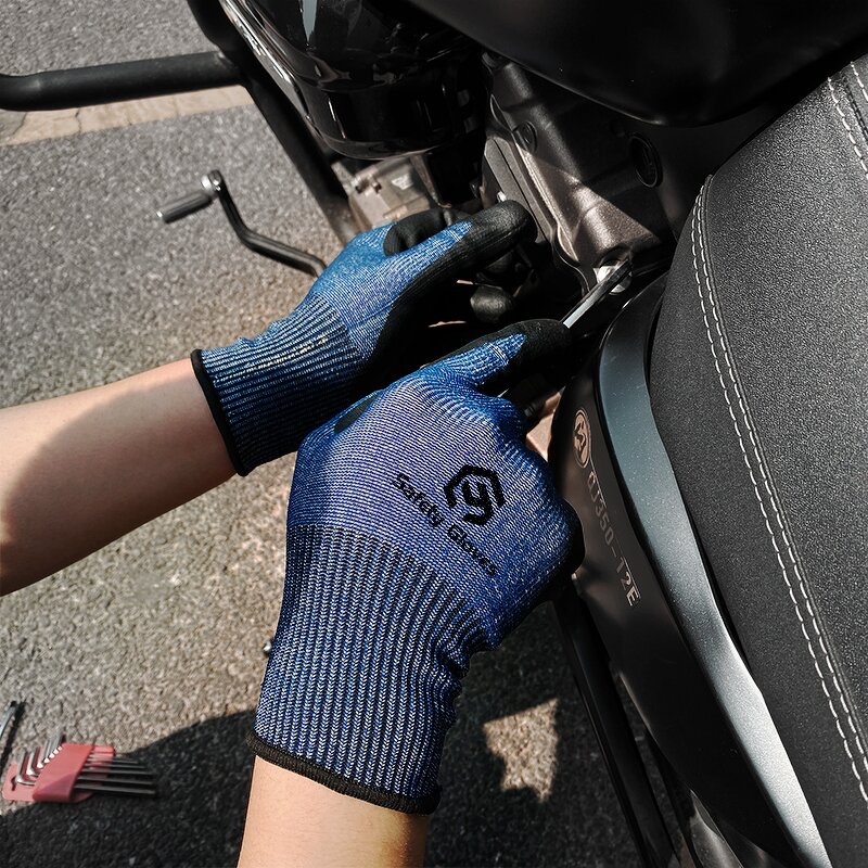 Kitchen Gloves Manufacturer - CE EN38 Level 5 Nitrile Foam Safety Gloves