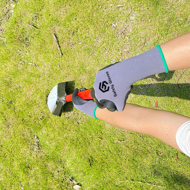 Work Gloves Manufacturer - OEM Custom 15g Nylon Nitrile Foam Gloves