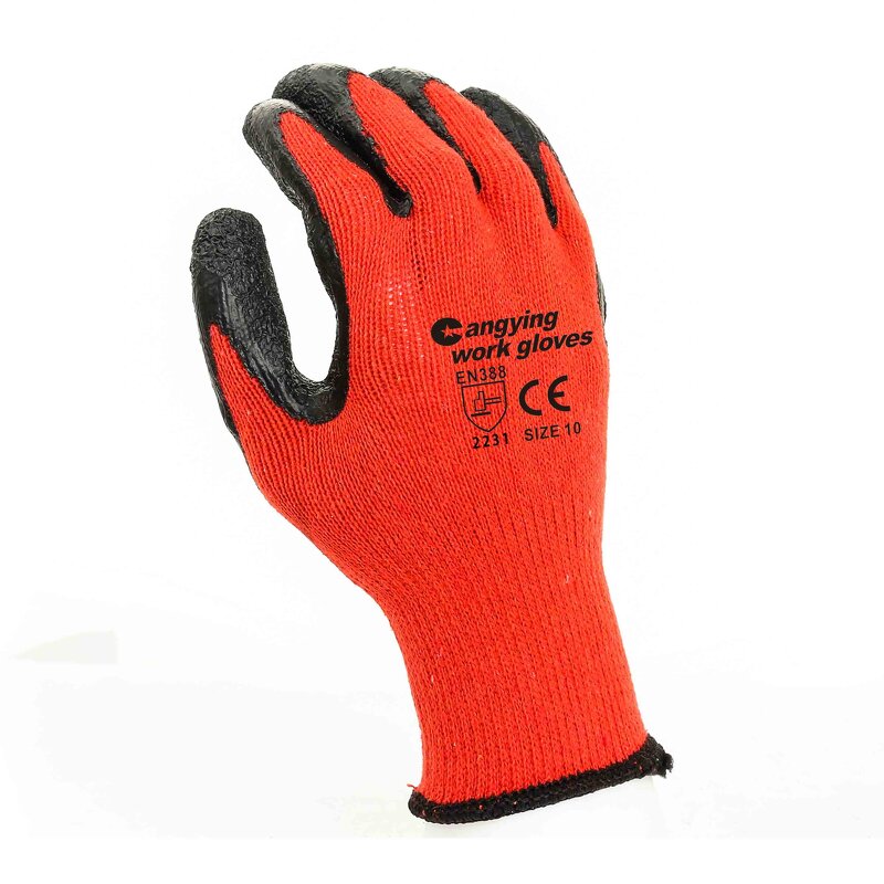 Rubber Gloves Manufacturer - Industrial Grip Heavy Duty Construction Gloves