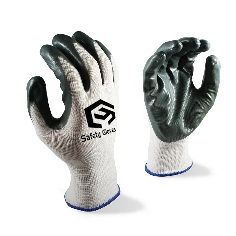 Work Gloves Manufacturer - Safety Nylon General Handling Winter Gloves