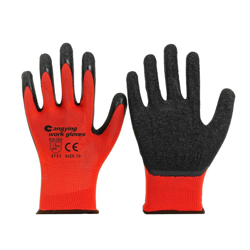 Latex Gloves Manufacturer - Men's Construction Industrial Safety Gloves