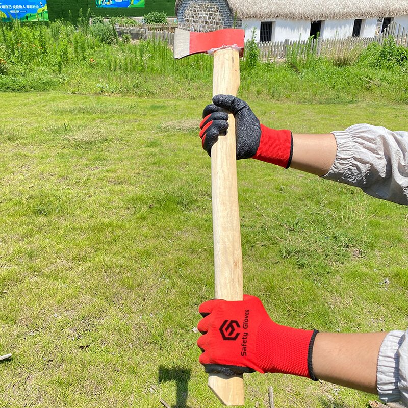 Safety Gloves Manufacturer - 13-Gauge Non-Slip Latex Sandy Thumb Gloves