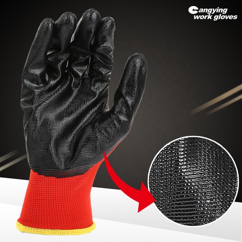 Nitrile Gloves Manufacturer - Customizable Color Industrial Dipped Gloves