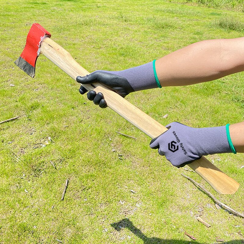 Work Gloves Manufacturer - OEM Custom 15g Nylon Nitrile Foam Gloves