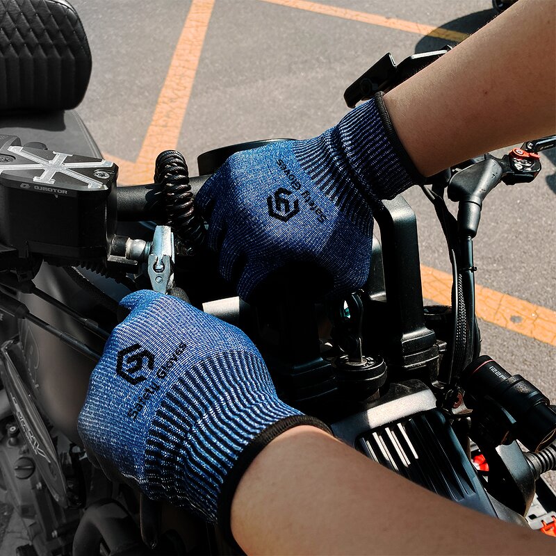Kitchen Gloves Manufacturer - CE EN38 Level 5 Nitrile Foam Safety Gloves