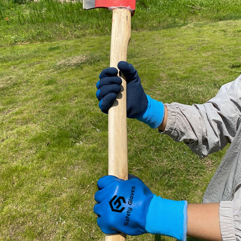 Winter Gloves Manufacturer - 13+7 Gauge Latex Foam Thermal Terry Gloves