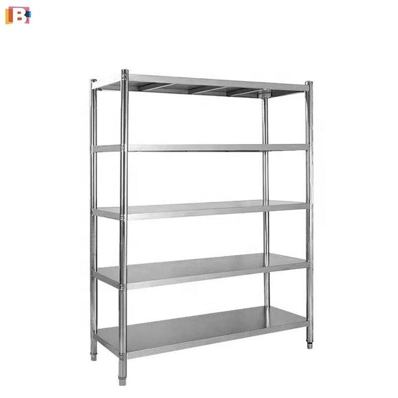 Stainless Steel Shelf Manufacturer - Four Layer Commercial Kitchen Shelving