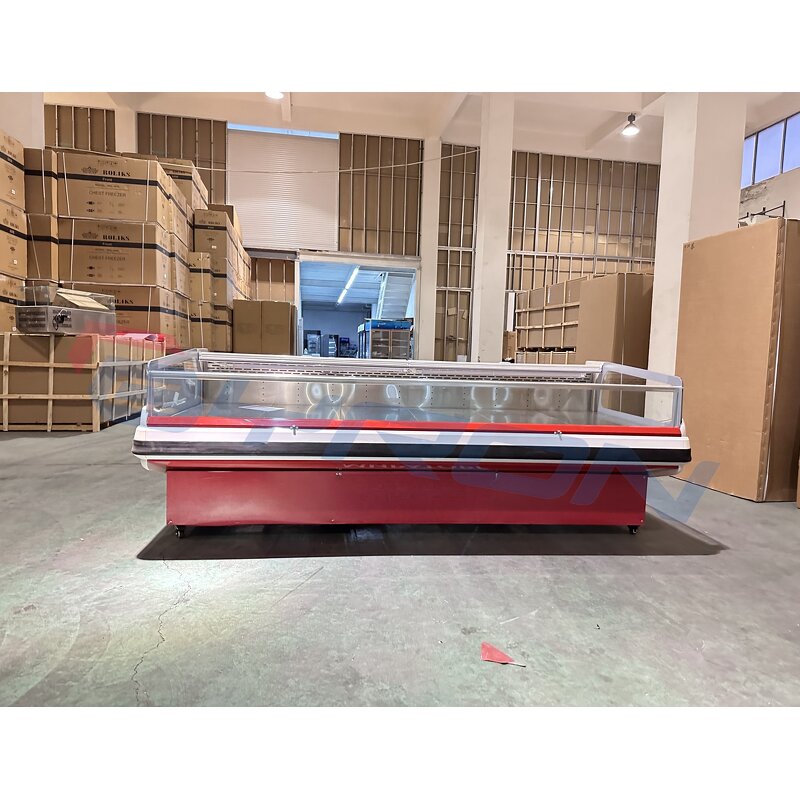 Meat Display Chiller Manufacturer - Supermarket Glass Door Fresh Meat Freezer