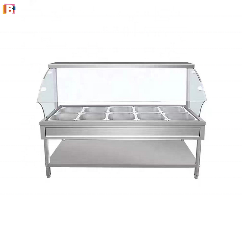 Food Warmer Manufacturer - Stainless Steel 3 Pan Electric Bain Marie