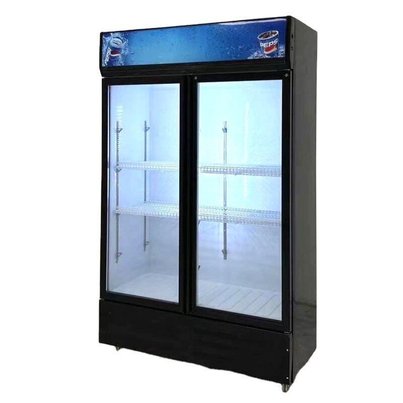 Commercial Refrigerator Manufacturer - Vertical Beverage Display Chiller Showcase