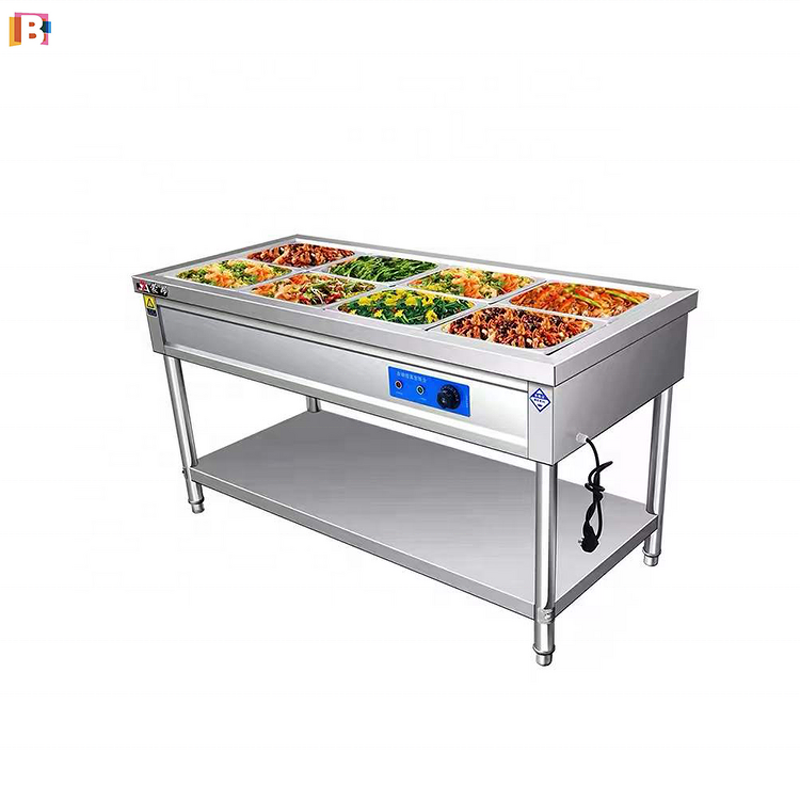 Food Warmer Manufacturer - Stainless Steel 3 Pan Electric Bain Marie