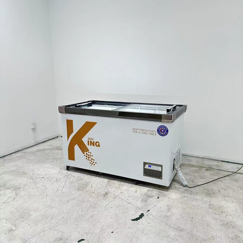 Display Freezer Manufacturer - Supermarket Deep Top Glass Freezer