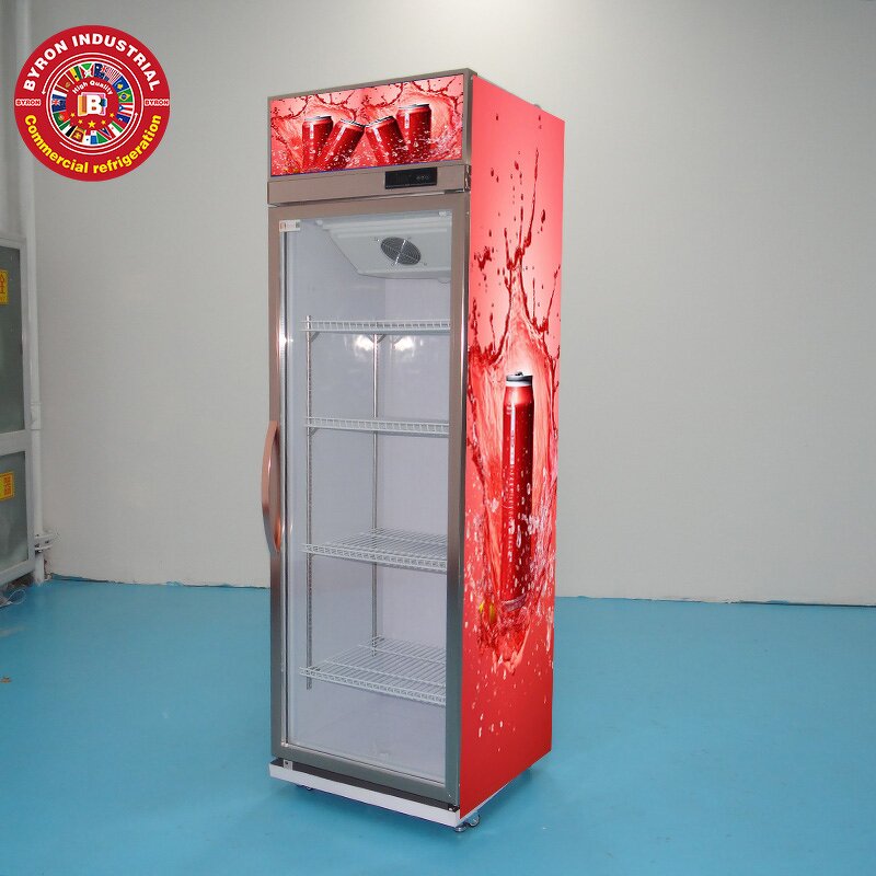 Display Fridge Manufacturer - Aluminum Alloy Glass Door Supermarket Showcase