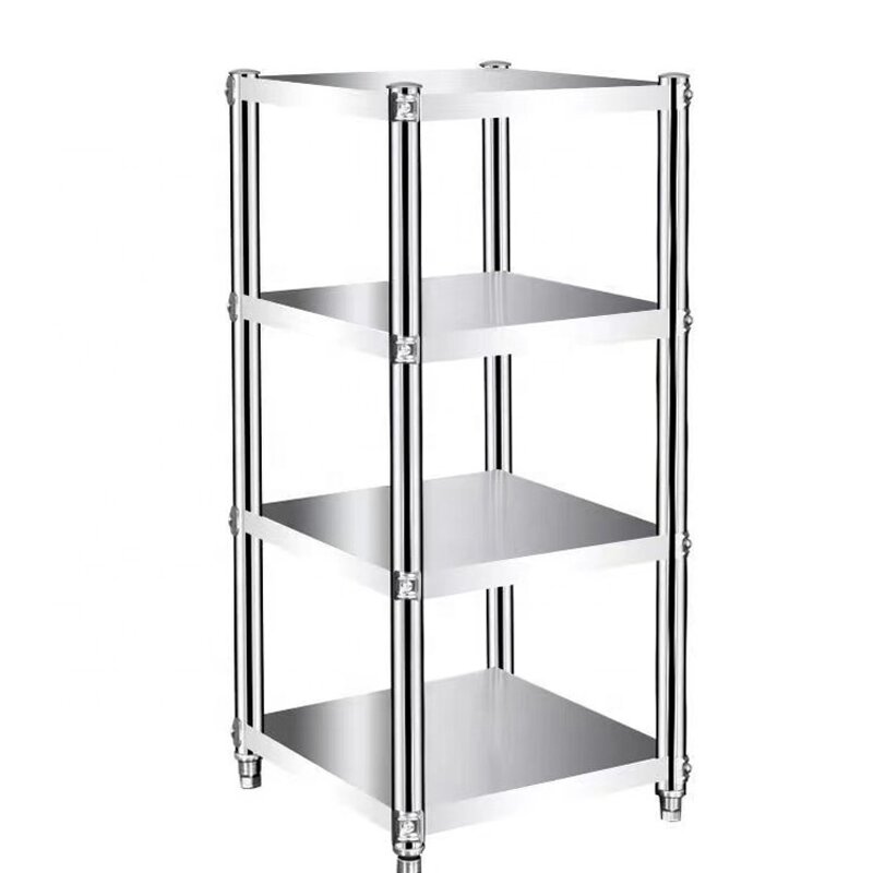 Stainless Steel Shelf Manufacturer - Four Layer Commercial Kitchen Shelving