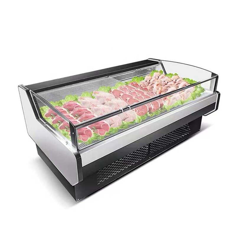 Meat Display Chiller Manufacturer - Supermarket Open Fresh Meat Display Case