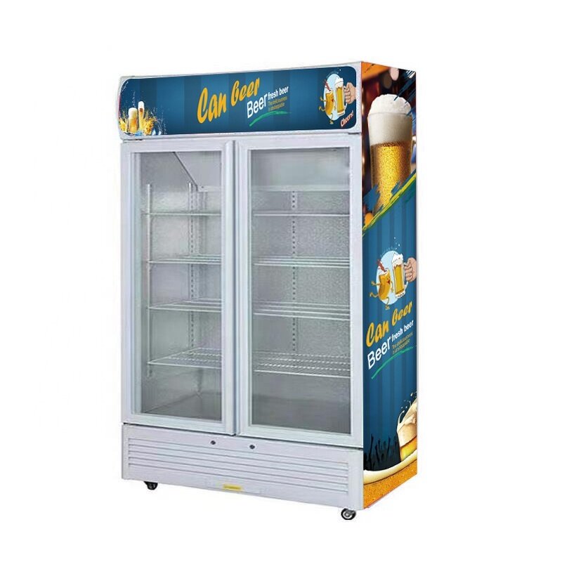 Beverage Cooler Manufacturer - Supermarket Commercial Cola Chiller Display Fridge