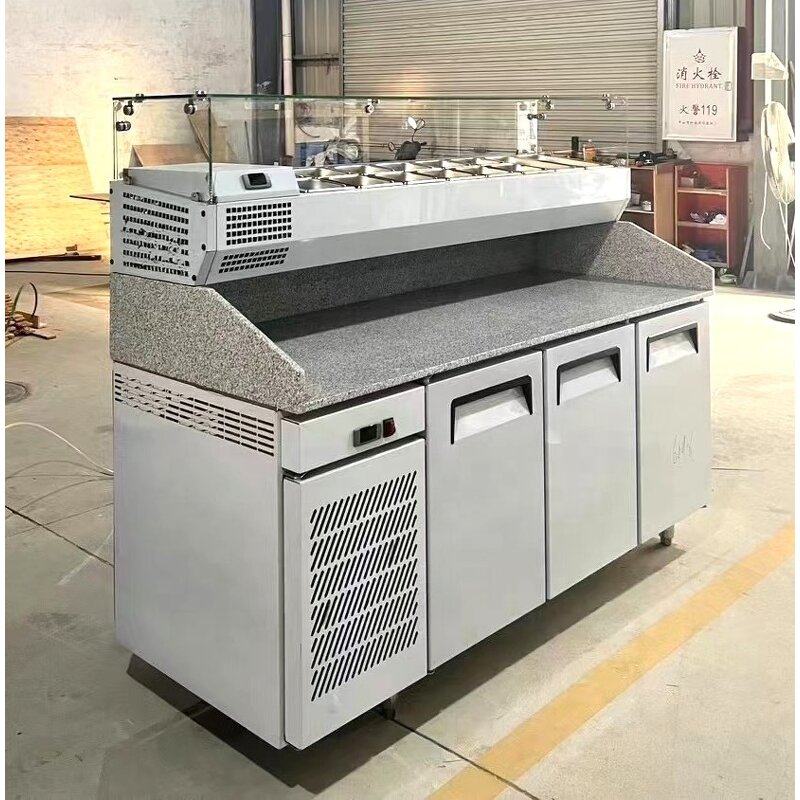 Salad Cooler Manufacturer - Commercial Food Salad Refrigerator Display Case