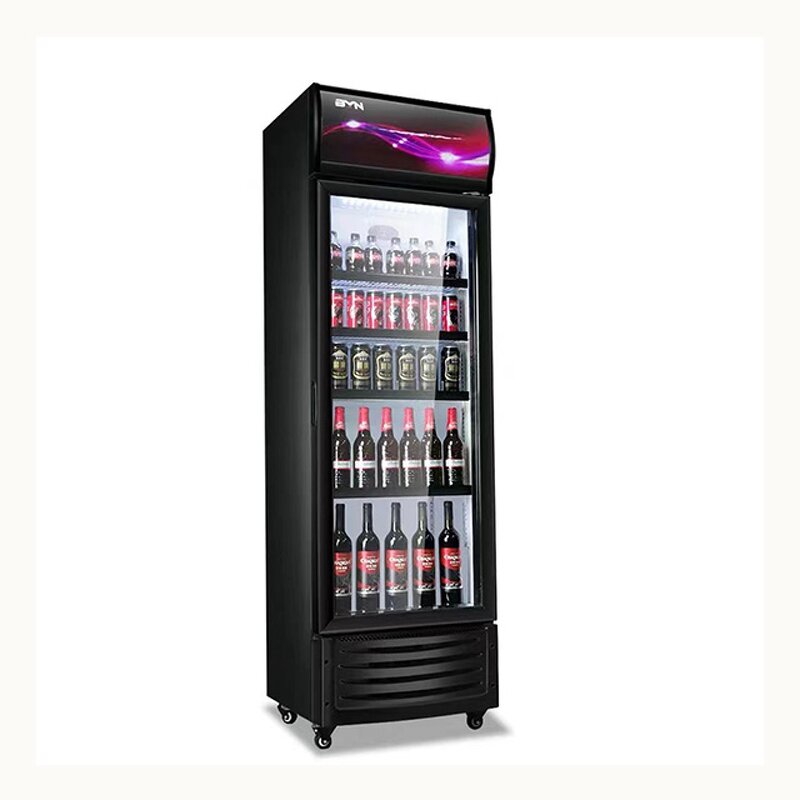 Commercial Refrigerator Manufacturer - Vertical Beverage Display Chiller Showcase