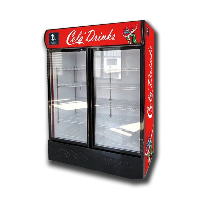 Commercial Refrigerator Manufacturer - Vertical Beverage Display Chiller Showcase