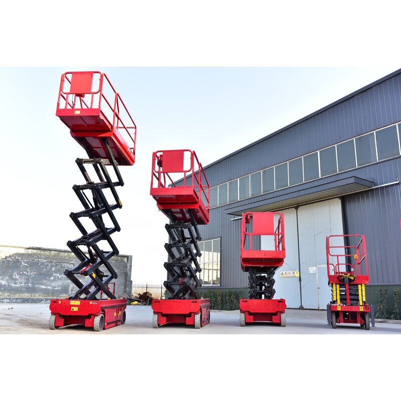 Scissor Lift Manufacturer - 10-12m Self Propelled Mobile Aerial Lift