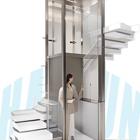 Villa Elevator Manufacturer - Custom 2-5 Floor Hydraulic Passenger Home Lift