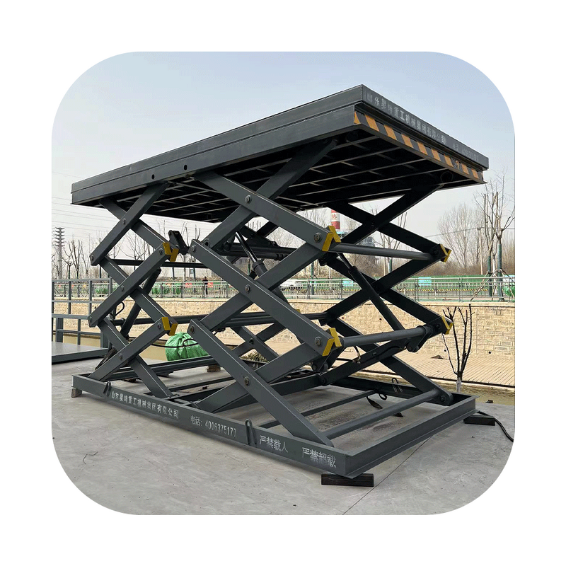 Scissor Lift Table Manufacturer - 5 Ton Stationary Hydraulic Cargo Elevator