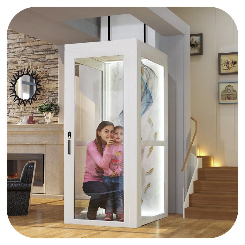 Home Elevator Manufacturer - 3 Floor Small Residential Hydraulic House Lift