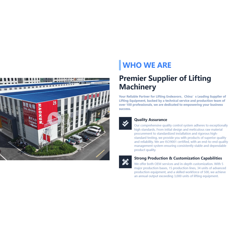 Scaffold Lift Manufacturer - 200-500kg 110V Mobile Electric Lifting Scaffold