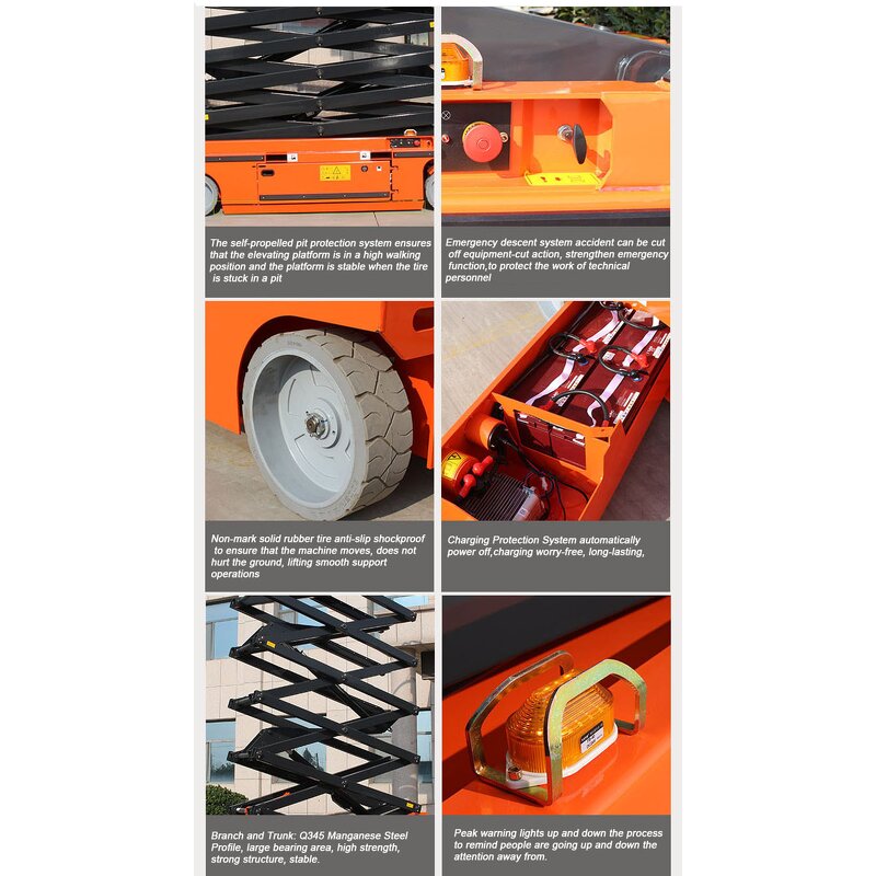 Scissor Lift Manufacturer - Factory Electric Small Hydraulic Scaffolding Lift