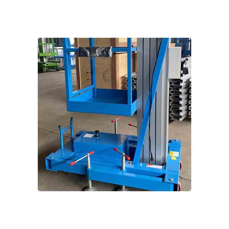 Man Lift Manufacturer - New Aluminum Alloy Electric Single Mast Lift