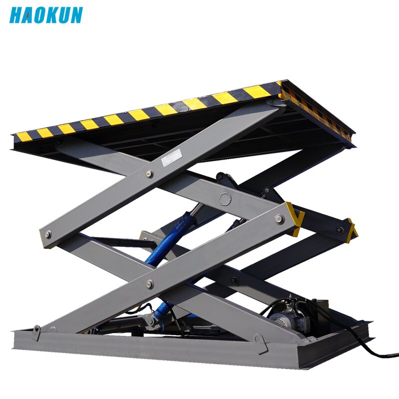 Scissor Lift Manufacturer - 1000kg Stationary Hydraulic Electric Car Lift