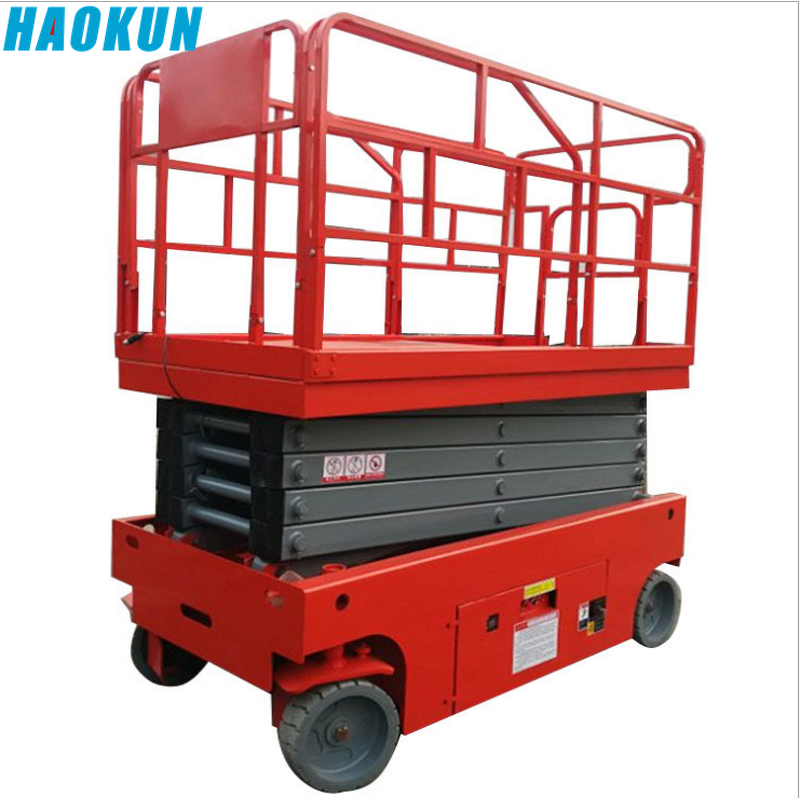 Scissor Lift Manufacturer - 10-12m Self Propelled Mobile Aerial Lift
