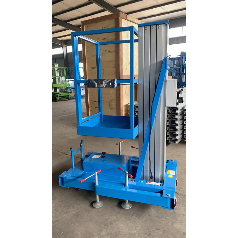 Personal Lift Manufacturer - Mobile Push Around Manual Electric Mast Lift