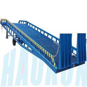 Loading Ramp Manufacturer - 8-35 Ton Portable Forklift Dock Mobile Ramp