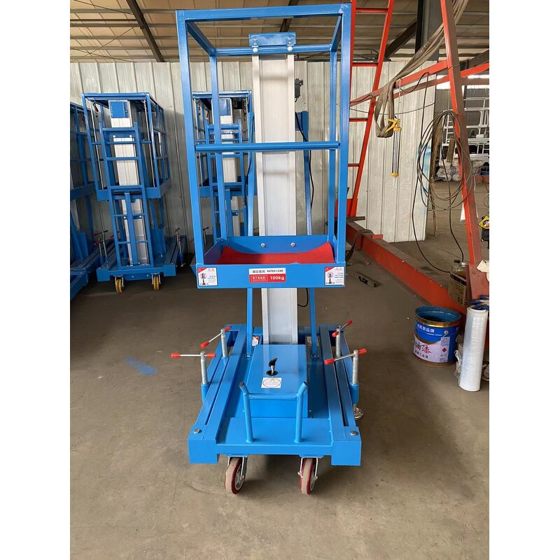 Personal Lift Manufacturer - Mobile Push Around Manual Electric Mast Lift