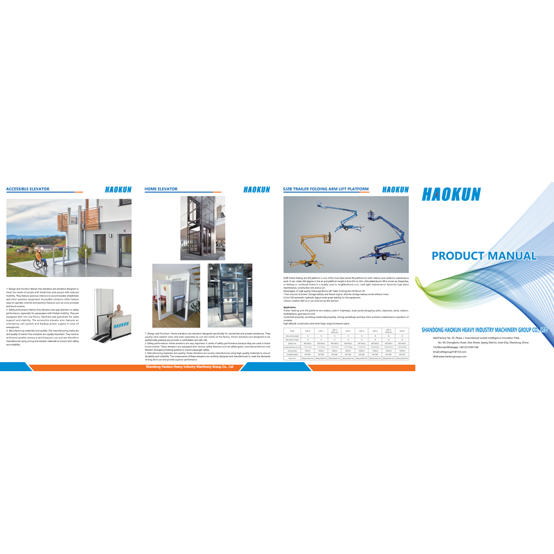 Cargo Elevator Manufacturer - Outdoor Home Electric Remote Control Lift