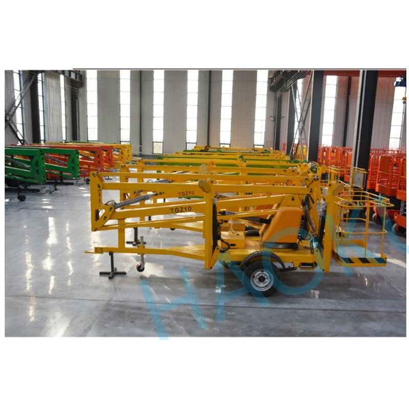 Spider Lift Manufacturer - Trailer Mounted Diesel Electric Cherry Picker