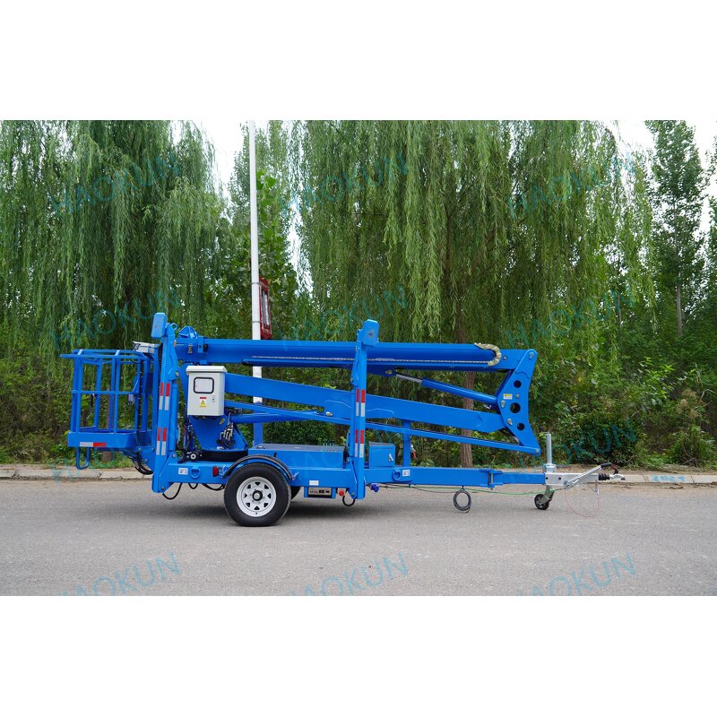 Spider Lift Manufacturer - Trailer Mounted Diesel Electric Cherry Picker
