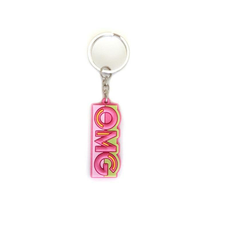 PVC Keychain Factory - OEM Custom Soft Rubber Keychain Logo Silicone Keyring Personalized