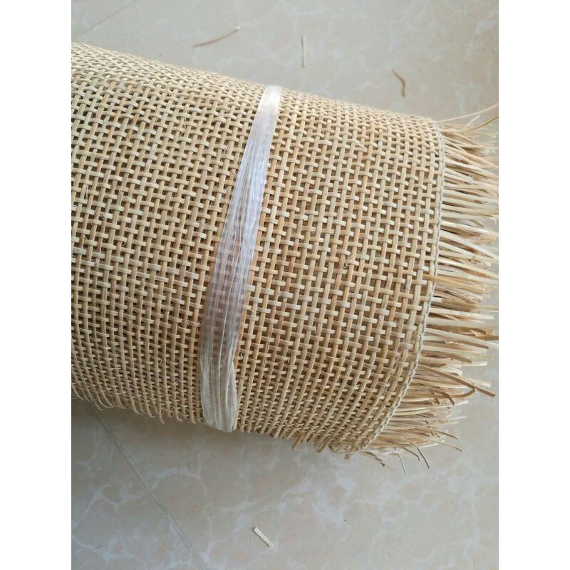 Rattan Cane Webbing Factory - OEM Wholesale Open Mesh Natural Raw Material Woven Roll for Furniture Manufacturer