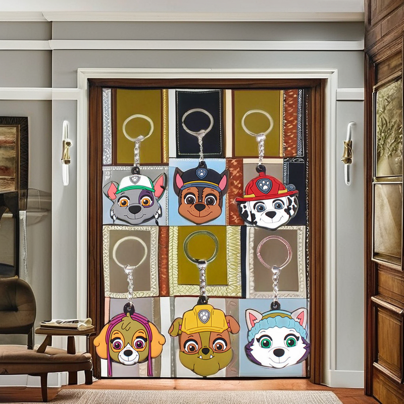 Keychain Pendant Factory - OEM Hot Sales Cute Dog Rubber Backpack Decoration